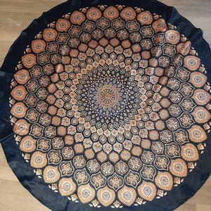 Round Persian Termeh Silk New!